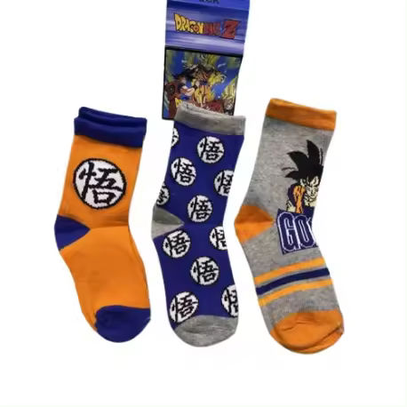 Pack de 3 calcetines Dragon Ball Talla 31-34 Raíz MERCHAN-STORE Calcetines Sonic - 1