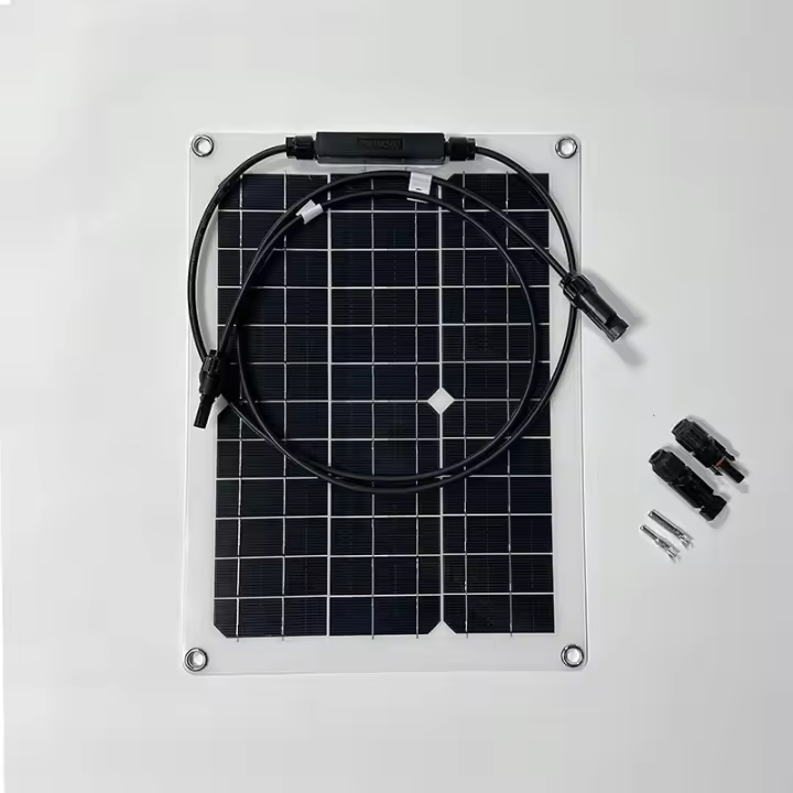 Panel Solar Flexible 500W 12V Cargador De Batería USB Doble Con Controlador De 10A-60A Para Viajes Al Aire Libre Camping - 1