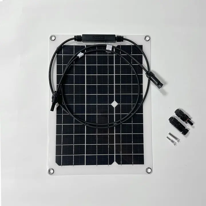 Panel Solar Flexible 500W 12V Cargador De Batería USB Doble Con Controlador De 10A-60A Para Viajes Al Aire Libre Camping - 1
