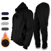 Conjunto De Deporte Para Hombres 2 Piezas Con Sudadera Y Pantalones Adecuado Para Correr Y Jogging Tallas S-3XL Material Poliéster Grueso Estilo Casual - details 12