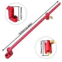 Regla De Dibujo Ajustable En Metralla E Inch Compass Scribe Center Finder Calibrado Para Carpintería Herramienta De Marca De Circulo Fijo - details 13