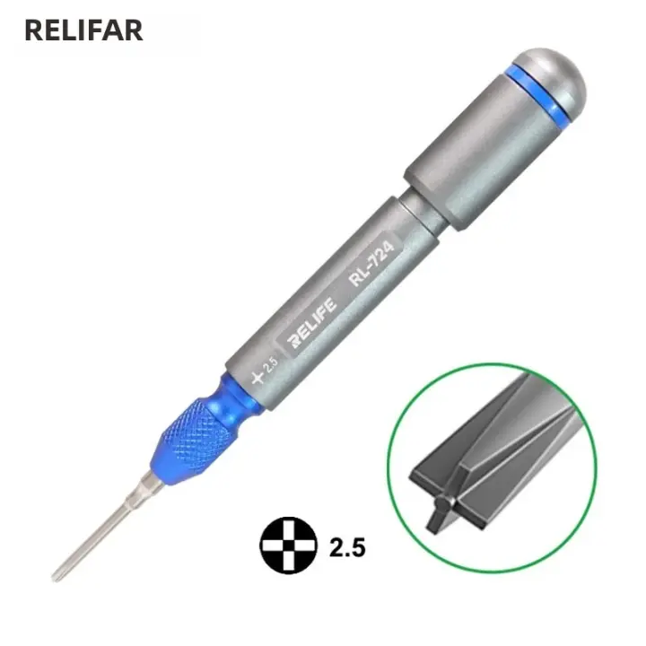 RELIFE RL-724 Kit De Reparación Multifuncional De Teléfonos Con Destornillador De Torque Preciso Herramienta Manual 5 En 1 Para Desmontaje De Computadoras - 1