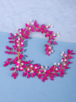 Diadema De Lujo Con Cristales Y Perlas Para Bodas Y Fiestas Accesorio De Cabello De Novia Corona De Joyas Adorno De Vino Típico Adulto Tamaño 56 - details 5