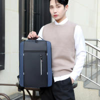 Mochila Negocios Impermeable Para Hombres Con USB Capacidad Grande Para Portátil De 15.6 Pulgadas Bolsa De Escuela Para Hombres - details 4