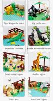 Juguetes De Bloques Compatibles MOC Zoo Animales Para Niños Regalo Montessori Set De Bloques Clásicos Ciudad Amigos Animales Salvajes Bloques De Construcción Para Niñas Y Niños - details 4