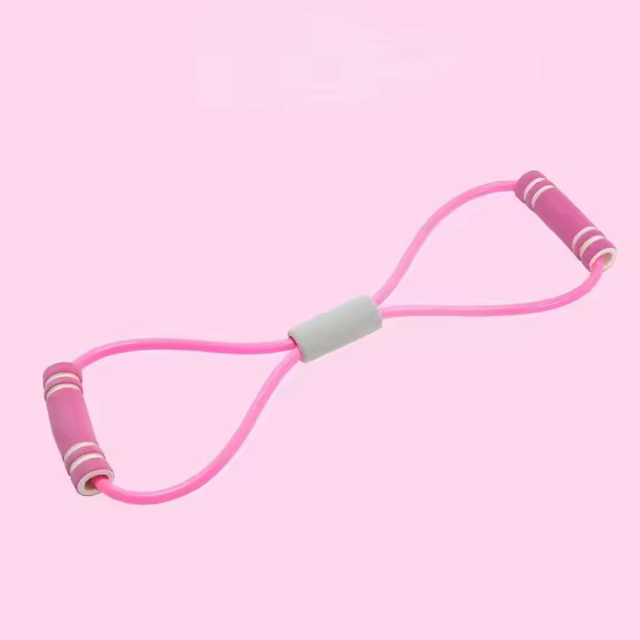 Banda De Resistencia Para Espalda 8 Caracteres Para Yoga Y Entrenamiento De Belleza Elasticidad Alta Para La Fitness De Mujeres Expansor De Tubo De Tela - 1