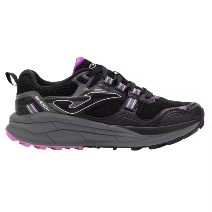 Joma zapatilla trail para chica shock lady 2501 color negro - 1