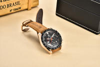 Reloj De Pulsera Deportivo De Lujo Para Hombre BENYAR Con Correa De Cuero Resistente Al Agua Y Al Choque Cronógrafo De Cuarzo Reloj Militar - details 20