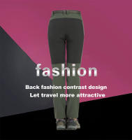 Pantalones De Hielo LNGXO Para Mujer Impermeables Y Cálidos De Poliéster Y Spandex Para Senderismo Trekking Camping Esquí Outdoor Resistente Al Viento Trousers Gruesos - details 1