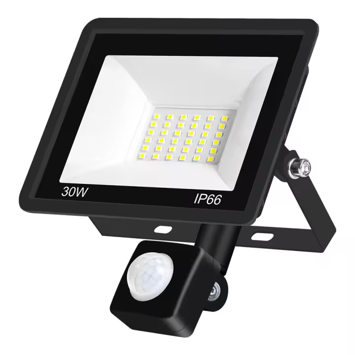 Reflector LED con Sensor de Movimiento PIR, lámpara de pared impermeable, iluminación exterior, 220V - 1