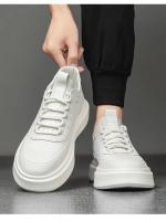 Zapatos Deportivos Para Hombre De Cuero PU De Alta Calidad Con Plataforma Casual Moda Comodidad Tenis Zapatos Vulcanizados - details 10