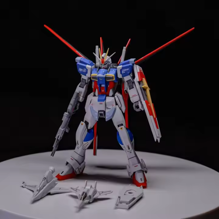 Figura De Acción HG 1/144 ZGMF-56E2/α FORCE IMPULSE Spec2 Kit De Modelado Bandai Regalo De Navidad Para Niños Completo En Fábrica - 1