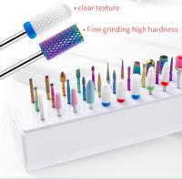 Kit De 30 Piezas En Caja De Brocas Para Uñas Con Diamante Cerámica Y Carburo De Tungsteno Herramientas De Manicura Para Eliminar Acrílico Y Gel De Uñas - details 7