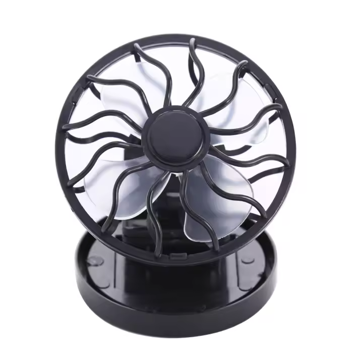 Ventilador De Solado Portátil Mini Potenciado Por El Sol Para Verano Con Clip Para Gorra Para Camping Al Aire Libre Y Senderismo Supervivencia En La Selva - 1