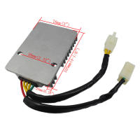 Rectificador Y Regulador De Corriente Para Motocicleta Kymco Xciting 250 300 500 Superdink 125i People Downtown 125 200 300 Quannon 150 DINK 200 EU3i 12V Pieza - details 4