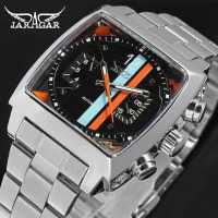 Reloj Mecánico Automático Para Hombre JARAGAR 569 Moda Retro Cuadrado Con Calendario Acero Inoxidable Resistente Al Agua Para Negocios - details 12