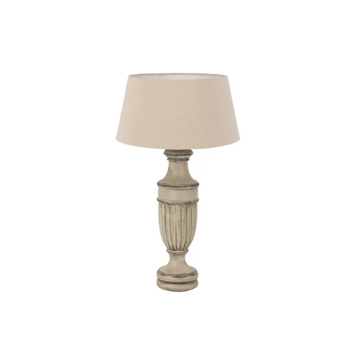 Lámpara de Mesa Adda Home Madera Osian 52x61x67 Cm - Diseño Moderno y Elegante - 1