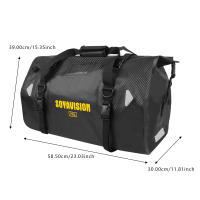 Bolsa De Motocicleta PVC Impermeable 20L 50/70L 100L Para Deporte Acuático Y Senderismo Kit De Viaje Con Mochila - details 7
