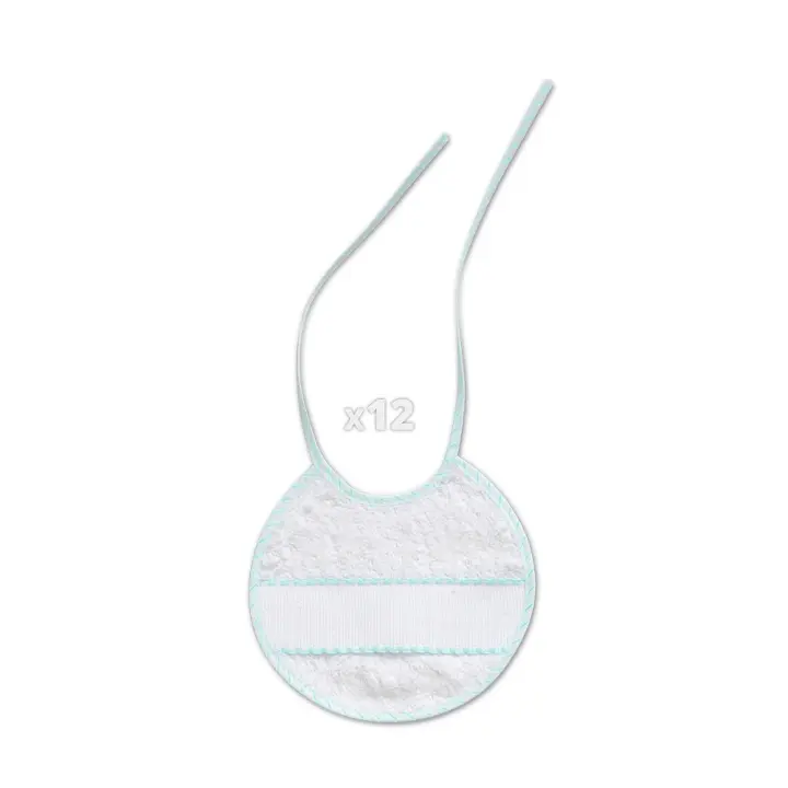 BABETE EM PONTO CRUZ 20X20 Branco / verde - 1