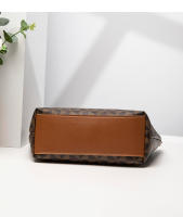 Bolso De Mano Grande Con Cremallera Bolso De Mamá Tendencia 2024 Estampado De Triángulo Tejido Generoso Capacidad Grande Estilo Hobos - details 11