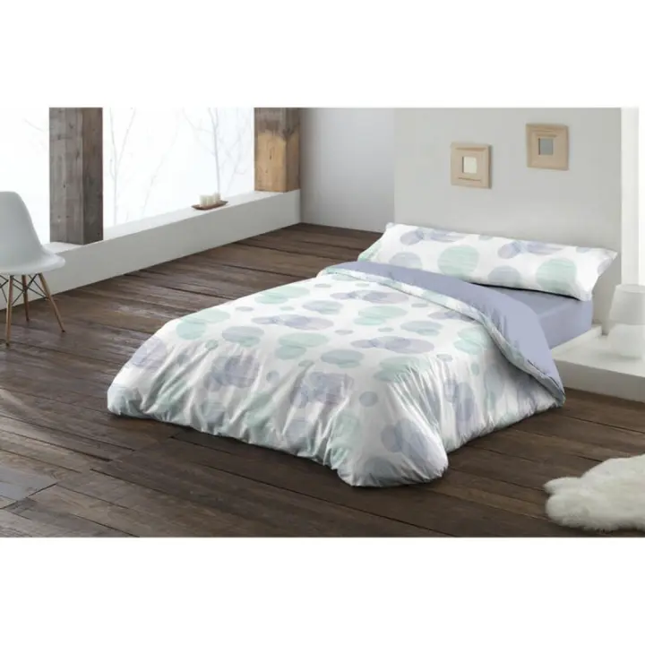 Hosteline - Juego de funda nórdica Hosteline SCRATCH Malva Cama de 150 3 Piezas - 1