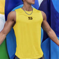 Camiseta De Mesh Para Hombre Verano 2024 Deporte Fitness Running Baloncesto Sin Mangas Alta Calidad Ropa Deportiva Casual - details 8