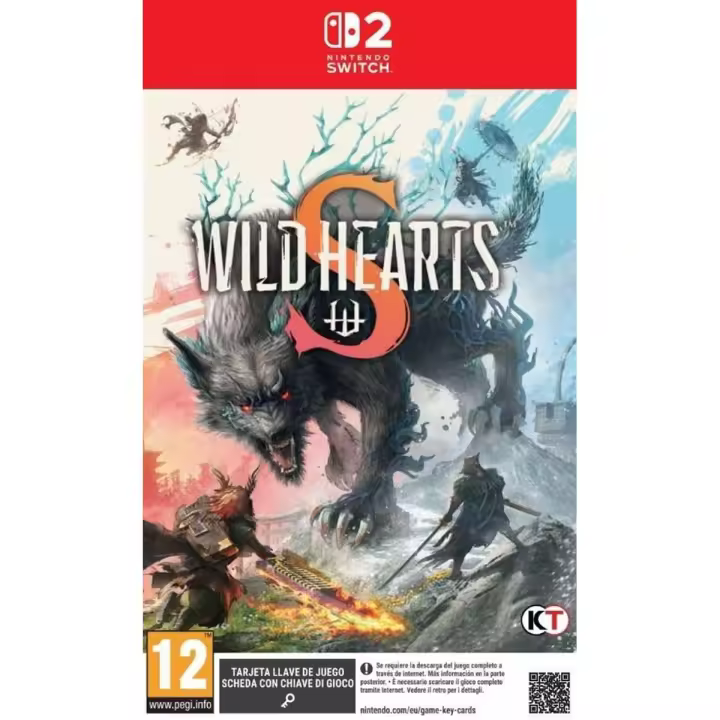 WILD HEARTS S Switch 2 PAL España- Juego Key-Card nuevo original precintado para Nintendo Switch 2 - 1