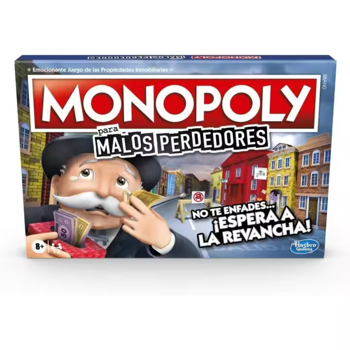 Monopoly Malos Perdedores Juego de mesa Hasbro E9972 - 1
