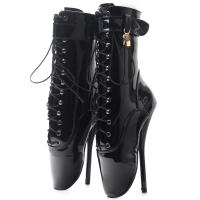 Botas De Terciopelo Góticas Con Lazo Y Tacón Alto JIALUOWEI 7 Pulgadas Talla 36-46 Para Mujer Envío Rápido - details 5