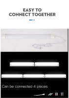 Luz LED Para Armario De Cocina Y Pared 5W 10W 20W Tubo De Iluminación Para Cocina Y Armario Luz Bajo Gabinete 220V Sin Bombillas Incluidas Método De Instalación Auto-contenido - details 2