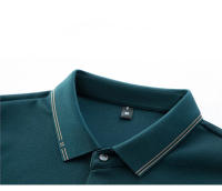 Camisa Polo De Larga Manga Para Hombre Marca De Lujo Algodón De Seda Con Estampado De Letras Casual Negocios Primavera Otoño - details 34