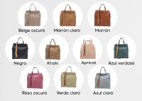 Mochila antirrobo para mujer efecto piel. Asas ajustables. Amplia capacidad, cómoda y ligera. Disponible en varios colores. CAMAR - details 2