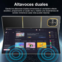 2025 Tableta Android 20000 Mah versión global 16GB Ram 1TB ROM nueva red 10,1 pulgadas 14 tableta WiFi Android 13,0 nuclear - details 6