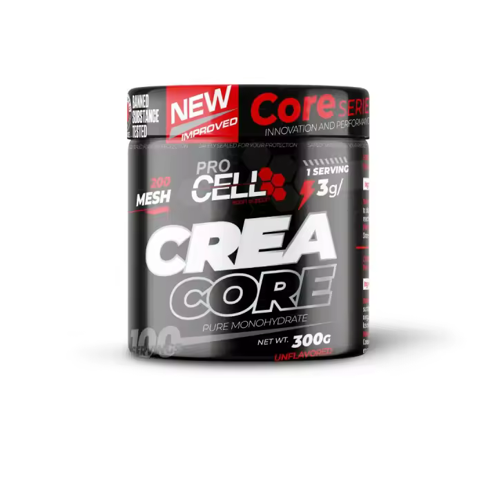 Procell Crea Core - Creatina Monohidratada de Alta Pureza para Mejorar el Rendimiento Físico - Sabor Neutro - 300 gr - 1