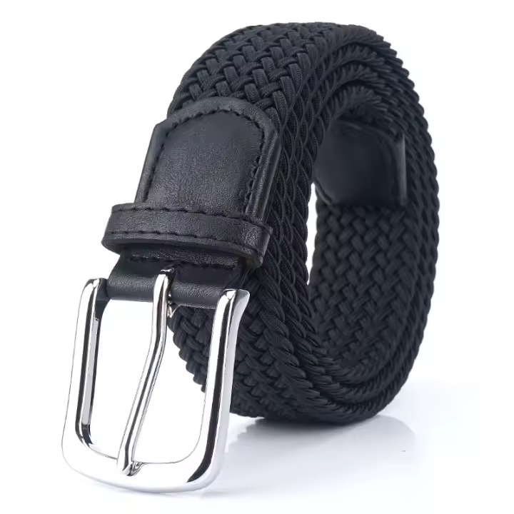 Cinturón Elástico - Cinturones Hombre, Casual Tejido Trenzado Para Jeans - 1