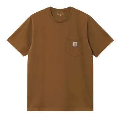 Camiseta Carhartt S-S Pocket T-Shirt Deep H Brown I030434.1NFXX.03 - 1