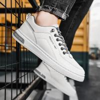 Zapatos Casuales Para Hombre De Color Sólido Y Moda Portátiles Cómodos Planos Antideslizantes Y Resistentes Al Desgaste Deporte Con Suela De Cuero Viscosa Talla Verdadera - details 25