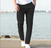 Pantalones De Lino Y Algodón Para Hombre Joggers Camisetas De Calle Transpirables De Color Sólido Verano Suéteres Suelto 5XL - details 13