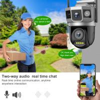 Cámara IP Exterior 4G Con Lente Dual 6K 12MP CCTV Visión Nocturna Color Audio Seguimiento Automático 3 Pantallas Inalámbrica - details 8