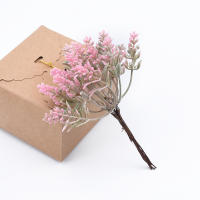 6 Piezas De Flores Artificiales Para Decoración De Hogar Y Bodas Arreglo Floral De Plástico Para Árboles De Navidad Y Vajillas Broche DIY - details 19