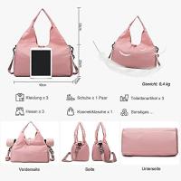 Bolsa de viaje, Bolsa de entrenamiento impermeable de Tela Oxford. - details 2