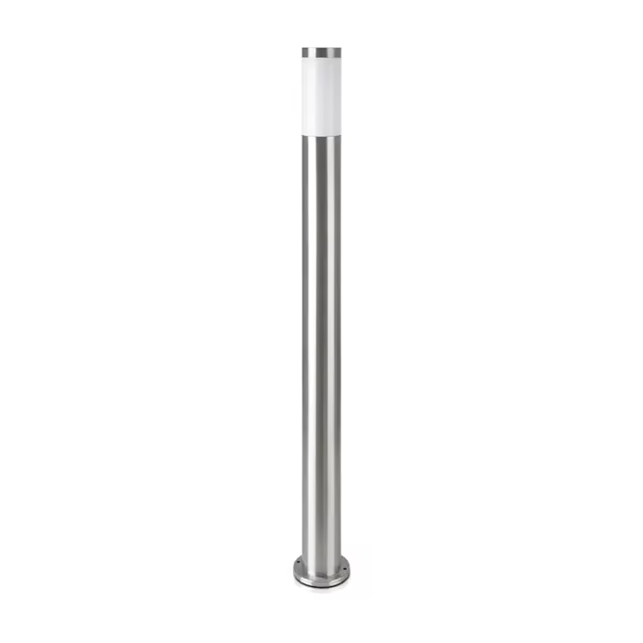 Baliza Pie Exterior E27 110cm Níquel Satinado  IP44  V-TAC - 1