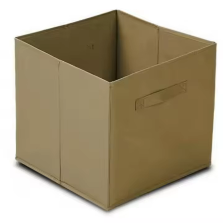 ZYLX SHOPPING - Pack 6 Cubos de Almacenamiento Plegable 31x31x31 cm – Caja Organizadora de Tela TNT para Estantería, Hogar y Jardín - 1