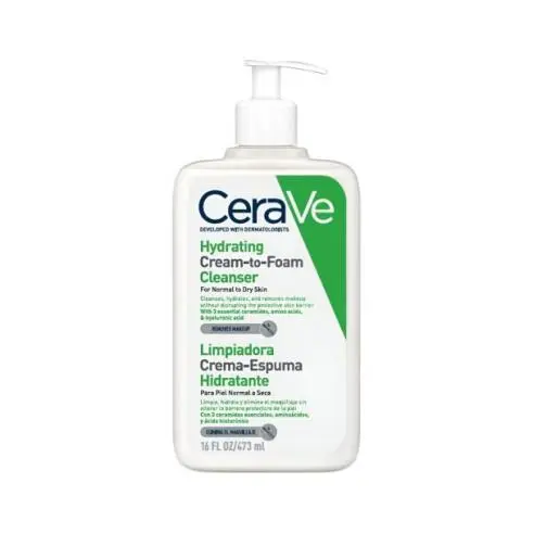 CERAVE GEL LIMPIADOR CREAM TO FOAM ENVASE 473 ml - 1