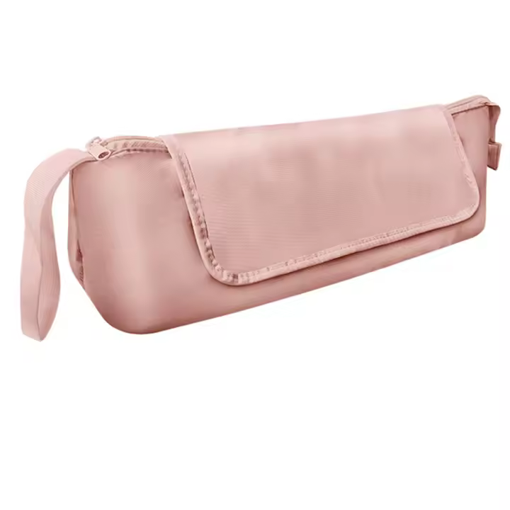 Bolsa de viaje de harrajes PARA EL Cabello, plancha rizadora 2 en 1, Bolsa de almacenamiento de harrajes Calientes, Rosa - 1