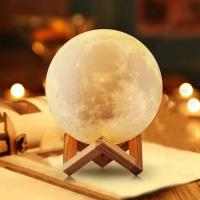 Lámpara Nocturna De Luna Y Planeta Creativa Iluminación Infantil Para Dormitorio Y Sala De Estar Decoración Con Dibujo a Mano - details 4