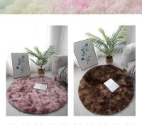 Alfombra Redonda De Peluche Suave Para Sala De Estar Decoración De Hogar Dormitorio Y Habitación De Niños Alfombra Blanca Espesa Para Salon - details 27