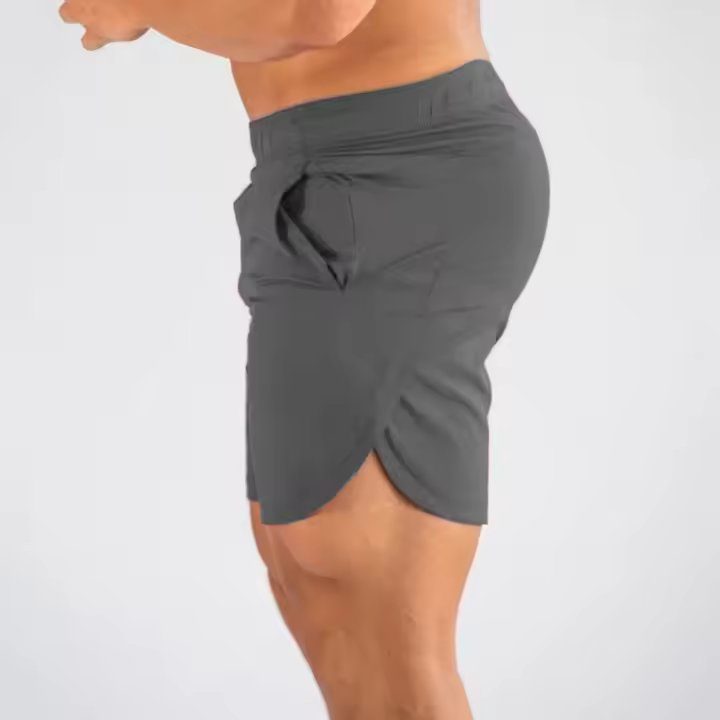 Shorts De Entrenamiento De Verano Para Hombres Quick Dry Sportswear Fitness Running Gym Shorts Sólidos Talla M L XL XXL Colores Negro Azul Blanco Marrón - 1