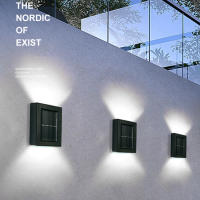1-6Pcs Luces De Pared Solares Con 2LED Para Jardín Patio Valla Decoración Lámparas Iluminación Seguridad Exterior Impermeable Para Escaleras Y Atriles - details 1