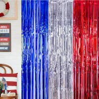 2 Pack Cortinas De Foil Mardi Gras Con Borlas Metálicas Para Decoración De Fiestas De Cumpleaños Boda Y Decoraciones De Fiesta Mardi Gras - details 8